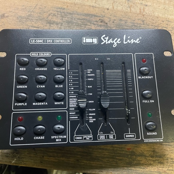 stageline LE504c dmx light controller mixer for party / stage lights . - Picture 1 of 8